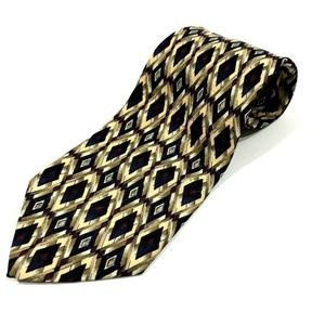 Robert Talbott Tie 100% Silk Classic Geometric
